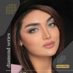 لنز آبی اقیانوسی آیس کالر دیاموند اونیکس بلو