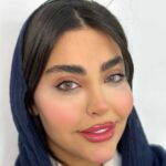 لنز آبی سبز بدون دور  اقیانوسی آیس کالر دیاموند سافایر بلو - تصویر 2