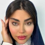 لنز آبی سبز بدون دور  اقیانوسی آیس کالر دیاموند سافایر بلو - تصویر 4