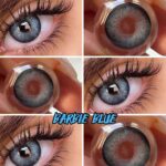 لنز آبی طوسی دوردار عروسکی آماندا باربی بلو - تصویر 3