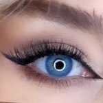 لنز آبی سبز آماندا کینگ بلو