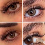 لنز قهوه‌ای عسلی آماندا آلموند براون - تصویر 2