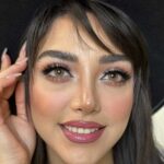 لنز قهوه‌ای عسلی آماندا کینگ هانی - تصویر 2