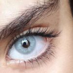 لنز طوسی آبی روشن آماندا پاستل گری