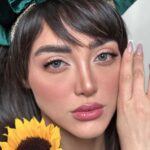 لنز طوسی سبز آماندا کینگ گری - تصویر 4