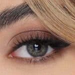 لنز طوسی سبز تیله‌ای آماندا گری بژ