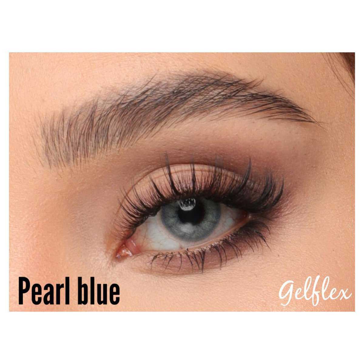 crystal-colors-pearl-blue-non-ringed-contact-lenses-1 لنز طوسی آبی بدون دور کریستال کالرز پرل بلو - تصویر 1