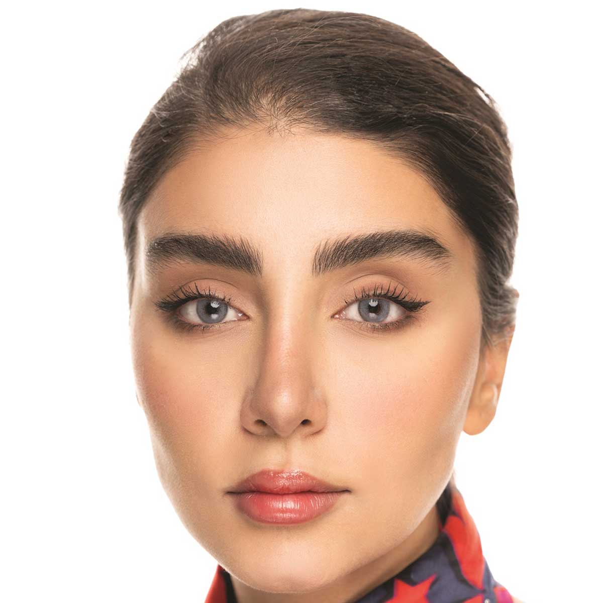 crystal-colors-ring-blue-ringed-contact-lenses-1 لنز آبی دور مشکی کریستال کالرز رینگ بلو - تصویر 1